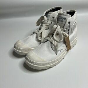 Palladium Pampa Hi Originale Boot Women's 9.5 Canvas Lace Up Sneaker Granola